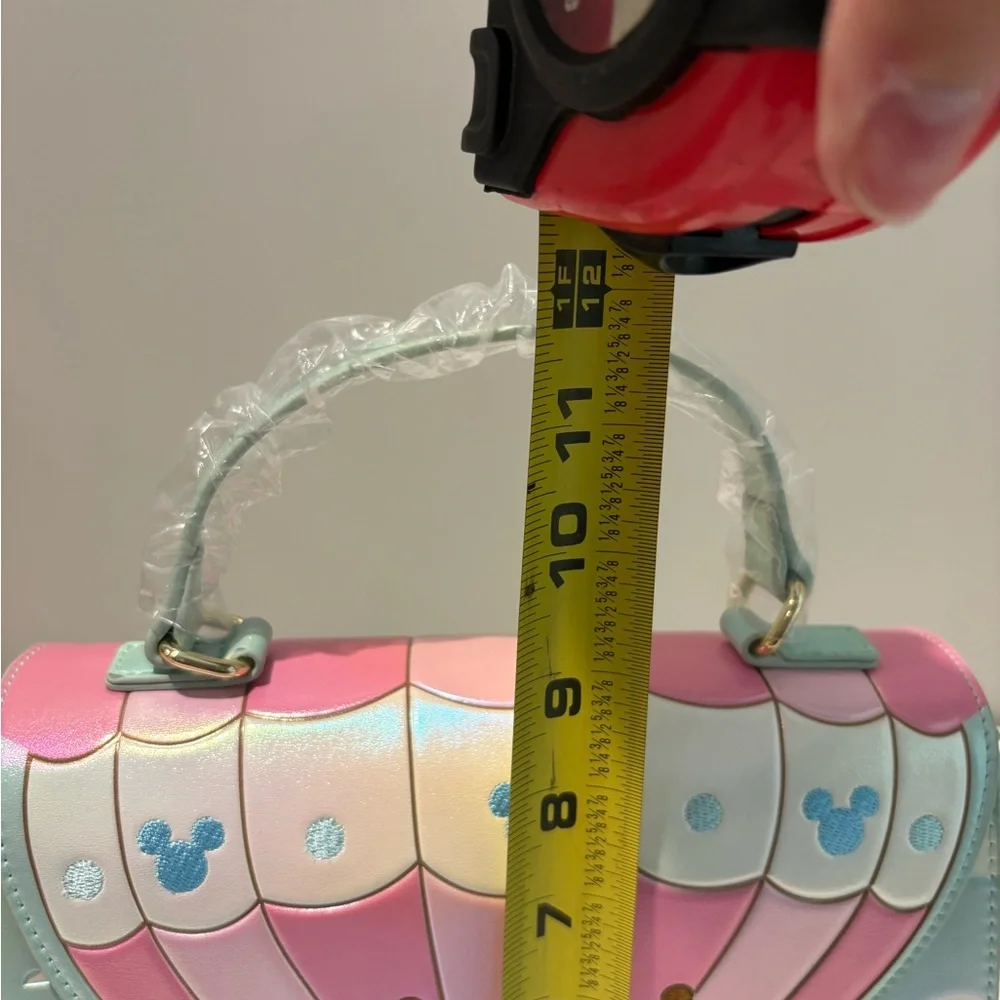 Loungefly Pastel Pink & Light Blue Hot Air Balloon Top-Handle Satchel